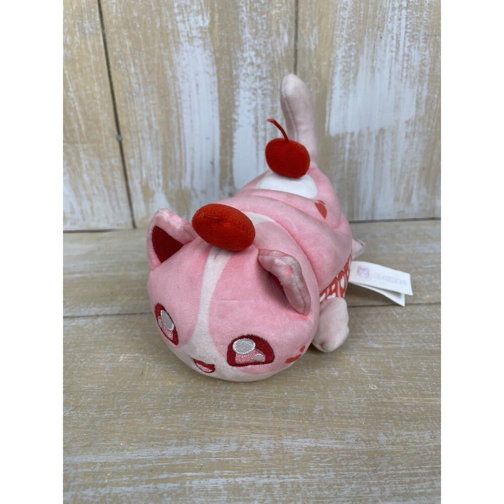 Aphmau MeeMeows Pink Cherry Cupcake 6" Mystery Surprise Cat Plush Litter 3 2022